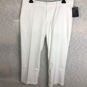 NWT Nike Men’s Dri-Fit Golf Pants White Size 38x30